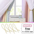 Grommet 1 W52 L72 NICETOWN Nursery Curtains for Kids Bedroom, Star Cutout Girls Room Solid Room Darkening Blackout