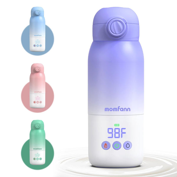Portable Bottle Warmer for Travel, Dual Heating Modes for Breastmilk & Water