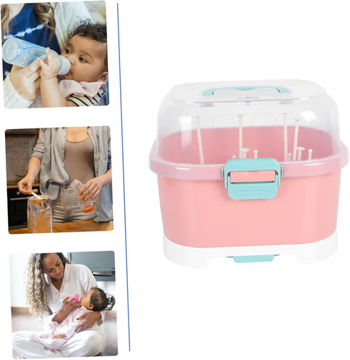 Yardwe Baby Bottle Drying Rack Organizer for Newborn Bottles and Accessories