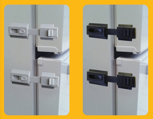 The Guardian Refrigerator Lock for Home Appliances, Black - Used for Infants and Special Needs Children
