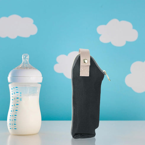 LIOOBO 2pcs Breast Milk Storage Bags Milk Bottle Pouches Thermal Insulation Feeding Bottle Bag for Mom Compact