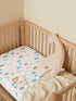TILLYOU Baby Crib Sheets, 2 Pack Super Soft Toddler Bed Sheets for Standard Crib Mattress 28x52in, Blue Clouds and Stars