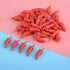 Yetaha 50PCS Mini Snowman Nose Plastic Red Noses for DIY Christmas Decoration Craft