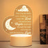 Cozy Baptism Gifts for Girl Boy, Baby Nursery Night Light for Bedtime Prayer, Baby Christening Gifts for Boys Girls