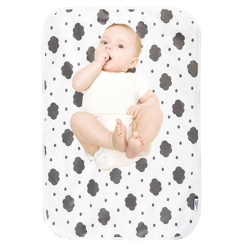 Baby Diaper Changing Pad, 21 5/8" x 31.5" Waterproof Liners, Reusable Soft and Absorbent Portable Mat