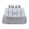 Guohetuk Diaper Bag Backpack Nappy Tote Bag, Changing Bag, for Phone,Toys Keys, Gray