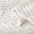 HOMRITAR Flannel Fleece Fluffy Fuzzy Blanket for Baby 3D Jacquard Soft Warm Plush Bed Blanket for Home Decor, Toddler Infant or Newborn Receiving Blanket (30 x 40 Inch, Cream) by HOMRITAR