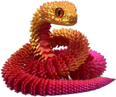 SGYYSG 30 Inch 3D Printed Snake - Movable Articulated Snake, Perfect 3D Printed
