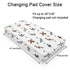 Country Duck Pheasant Baby Changing Pad Cover Wild Ducks Birds Feathers Baby Diaper Changing Table Sheets for Boy Girl Soft Breathable Stretch Fitted Diaper Change Table Pad Mats Covers 32''x16''
