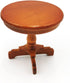 SXFSE Dollhouse Decoration Accessories, 1:12 Dollhouse Furniture Miniature Wooden Round Side Table