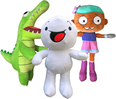 3PC Cartoon Stuffed Plush Pillow, 12" Stuffed Animal Toy for Fans, Suitable for Children, Girls, Boys