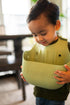 Heaveroo Silicone Vomit Bib, America's ONLY Safety Compliant Silicone Vomit bib, XL Bucket Design to Catch Vomit