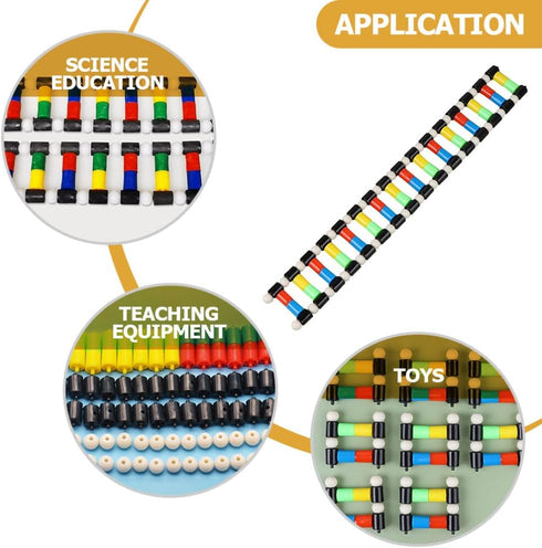 ibasenice DNA Model Kit, Double Helix Assembling Instrument for Science Class, 3D Teaching Tool for Kids