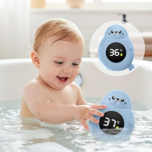 Generic Baby Bath Thermometer for Infants,Cute Seal Digital Infant BathtubThermometer,Digital Floating Water