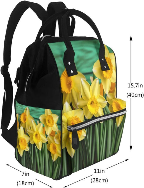 KHIRY Backpack American1 Mummy Backpack Diaper Bag Nappy Baby Bag Native Multifunction Changing Bags for Travel, Yellow