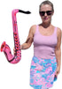 Colorful 22" Saxophone Inflates, 3 Colors Inflatable Musical Instrument for Pretend Play, Birthday Party DJ
