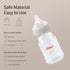 Pigeon Glass Nursing Bottle Wide Neck, Streamlined Body, Natural Feel, Easy to Clean, Heat-Resistant, 5.4 Oz