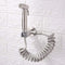 MUOBSBJRX for Simple Silver Oval Spray Support Shower Unique Spring Hose,Premium Stainless Steel
