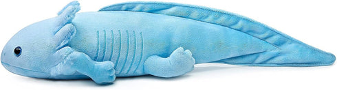 ZHONGXIN MADE 30 Inches Large Axolotl Plush - Super Large Weighted Blue Axolotl Stuffed Animal, Long, Realistic Cute