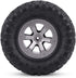 RC Crawler Tires 4Pcs Off-Road Rubber Tyres for 1:16 Remote Control Military Car Accessory Part