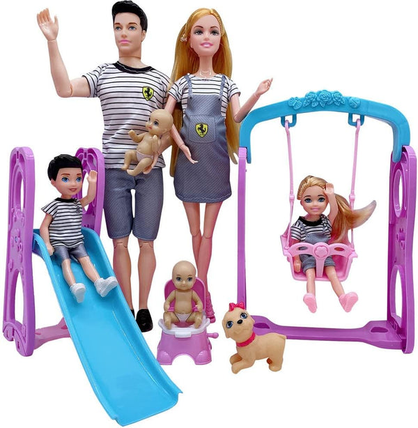Pregnant Dolls Set of 6 People with Removable Baby, 12 Inch Realistic