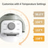4 72H GROWNSY Instant Baby Bottle Warmer, Precise Temperatures Control | Night Light, Midnight Feeding | Warm Water