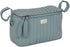 3 Sprouts Quilted Stroller Organizer with Cup Holder, Durable Caddy Accessory, Green, Converts to Diaper Bag