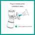 MOMOJIA 17/19/21/24 mm Flange Inserts Collection Breast Pump Horn Caliber Size Converter