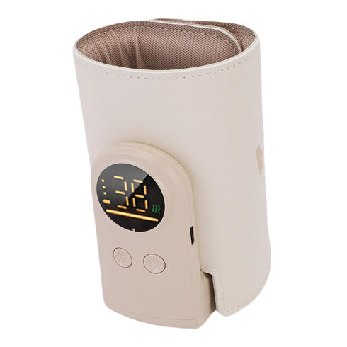 Nurnesy Water Less Bottle Warmer Baby Milk Warmer with Built in Battery, Constant Temperature Warming, Portable