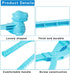 Gawertoy 4 PCS/Set Snowball Maker Clips, Assorted Snow Ball Maker Clips Clamps Outdoor Winter Play Snow Toys Plastic