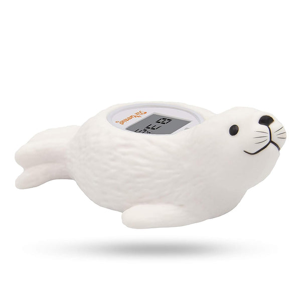 Doli Yearning Upgrade Baby Bath Thermometer, Room Temperature Water Thermometer for Kids' Bathroom Safety (Seal Shape)