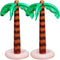 Inflatable Palm Tree Decoration, 2 Pack Jumbo Coconut Trees for Hawaiian Luau Party Decor