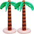 Inflatable Palm Tree Decoration, 2 Pack Jumbo Coconut Trees for Hawaiian Luau Party Decor