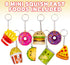 Set 8, ArtCreativity Mini Squish Fast Food Toys, of Slow-Rise Stress Relief Toys for Kids in Assorted Food Designs