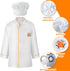 Set Juboury Pretend Play Kitchen - Toy Kitchen Accessories with Stainless Steel Cookware Pots and Pans, Plates, Cooking