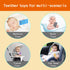 Mobile Phone Shape Teething Toys - Silicone Baby Teether with Pacifier Clip for Babies 6-18 Months - Sensory Toys Pack 1