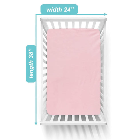 24" 38", Cozy Pack American Baby Company Heavenly Soft Chenille Fitted Mini Crib Sheet x Warm and Chenille Portable
