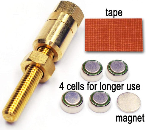 OUERMAMA Nut Off Bolt Magic Tricks with Video Tutorial, Autorotation Rotating Screw Magic Props Close Up Gimmick Tricks