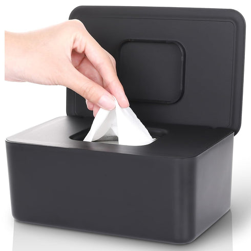 Lijroavy Baby Wipes Dispenser & Wipes Holder - Non-Slip Refillable Baby Wipes Container