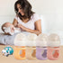 Kingwi 4 Pack 4 OZ) Silicone Sleeves for Avent Natural Glass Baby Bottles, Anti Breakage Bottle Holder, Compatible