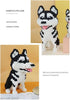 Set (2524 14 BDYDT Dog Husky Micro Building Blocks Pieces) Gift for Adults and Kids Ages Years and Up