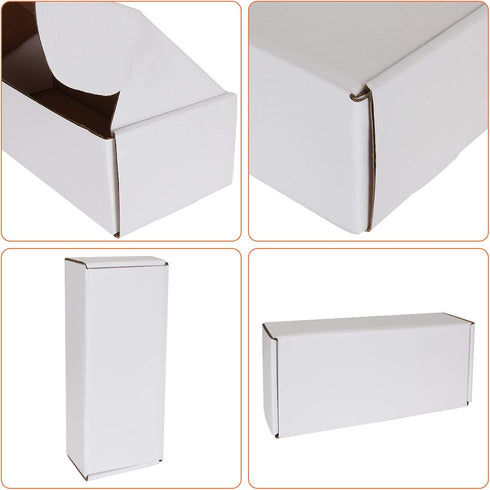 20 Pack 500 Count Trading Card Storage Box, Cardboard Baseball Card Box for Shipping, Sport Card Storage Box White