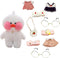 Duck Stuffed Animal Toy with 9 Outfits and Accessories to Match DIY