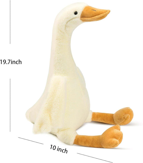 Generic 19.7 Inch Goose Stuffed Animal - Cute Duck Plush Toys, Soft Smooth Goose Plush Toys, Stuffed Goose Plushies