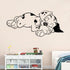 BooDecal Spotty Dog Dalmatian Vinyl Wall Decals, Cute Puppy for Baby Nursery, 22 x 10 inches