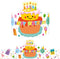 Ceiba Tree Happy Birthday Crowns - Birthday Hats for Kids, Teachers, Students, Classroom Party Favor, 30 Pcs