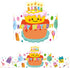 Ceiba Tree Happy Birthday Crowns - Birthday Hats for Kids, Teachers, Students, Classroom Party Favor, 30 Pcs