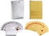 2 Pack Diamond Playing Cards, Waterproof Gold Silver Foil Plastic Poker Cards, High Flexible (Silver+Gold Diamond).