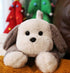 uoozii 16" 3 | Pounds Grey Dog Weighted Stuffed Animals with Unscented Microwavable Heating Pad, Cute Coolable Heatable