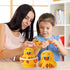 10 Pcs Wooden Yellow Duck Handmade Russian Nesting Dolls Toys, Cute Lovely Animal Matryoshka Stacking Dolls Home Decor